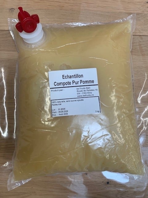 Compote pommes poche 3kg